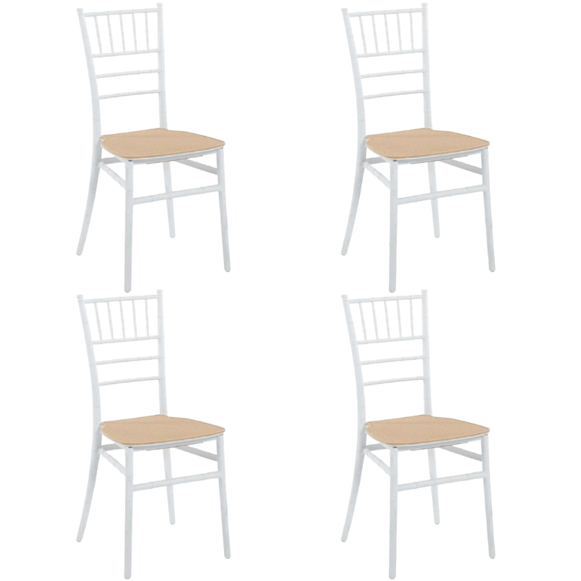 Pack 4 Sillas Chiavari Top - Blanca 1