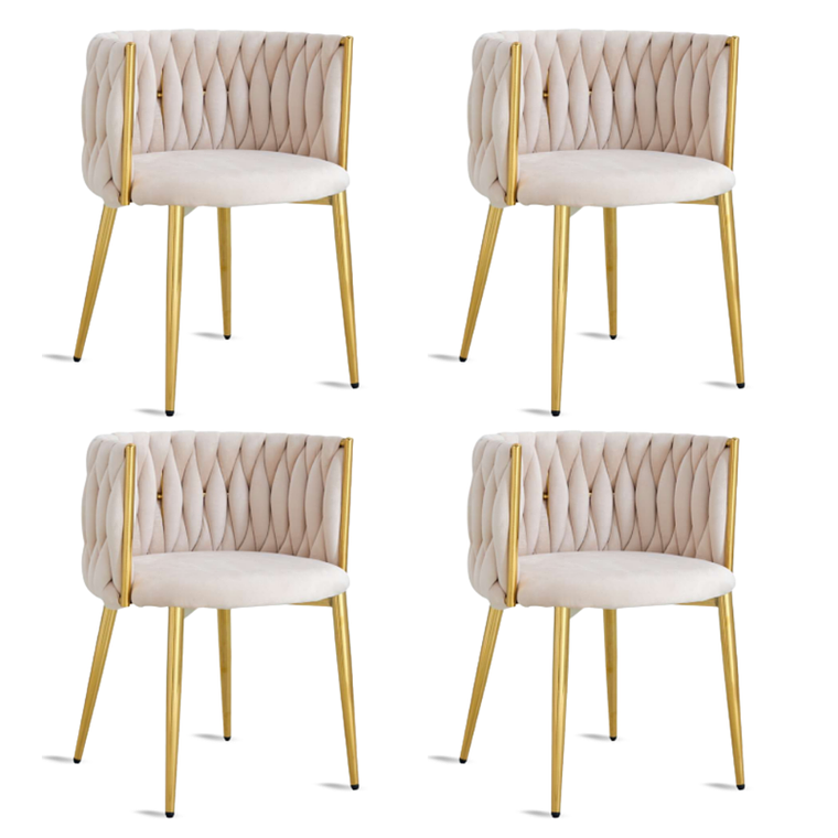 Pack 4 Sitiales Queen Velvet 4