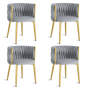 Pack 4 Sitiales Queen Velvet