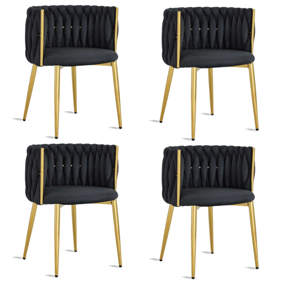 Pack 4 Sitiales Queen Velvet 7