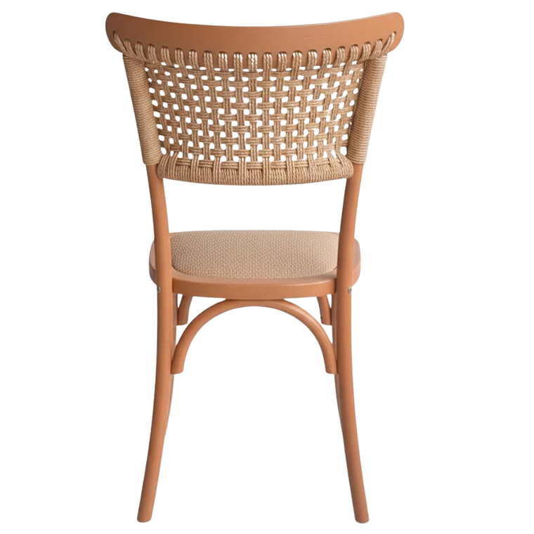 Pack 4 Sillas Sisal Madera Rattan Natural 4