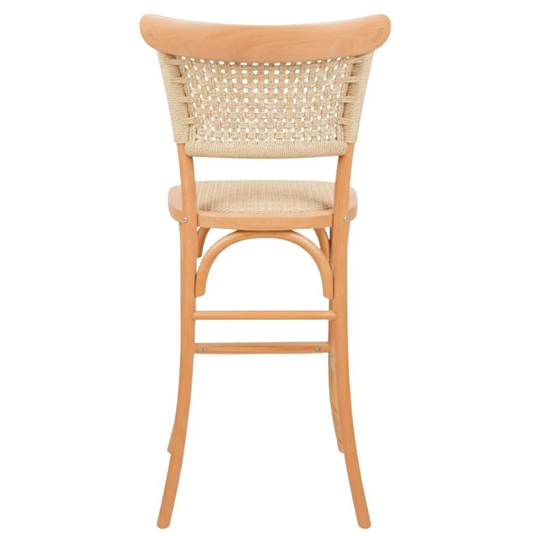 Taburete Sisal Madera Rattan Natural 5