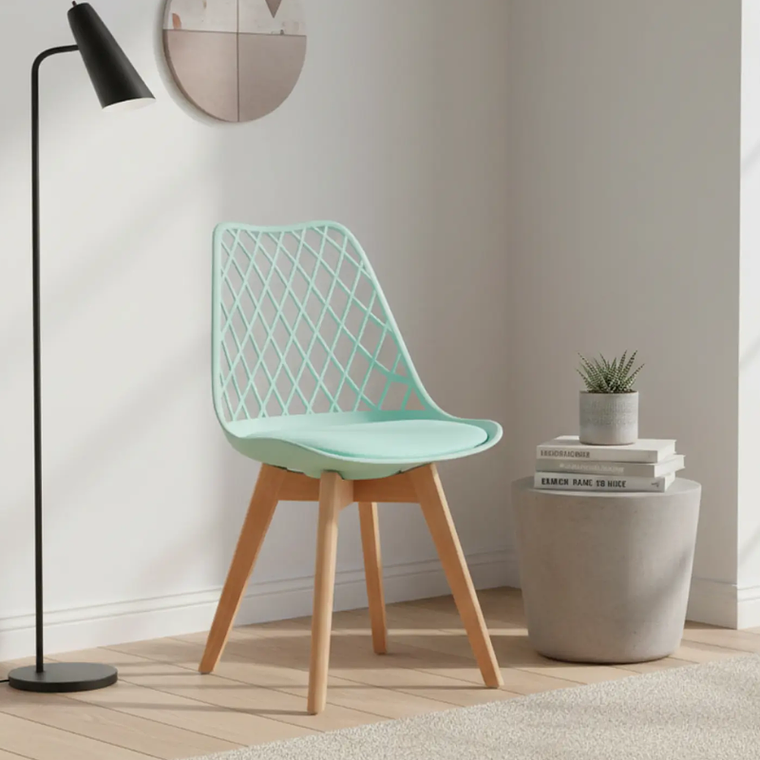 Pack 4 Sillas Tulip Mesh 11