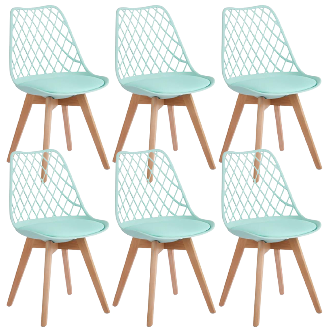 Pack 6 Sillas Tulip Mesh 10