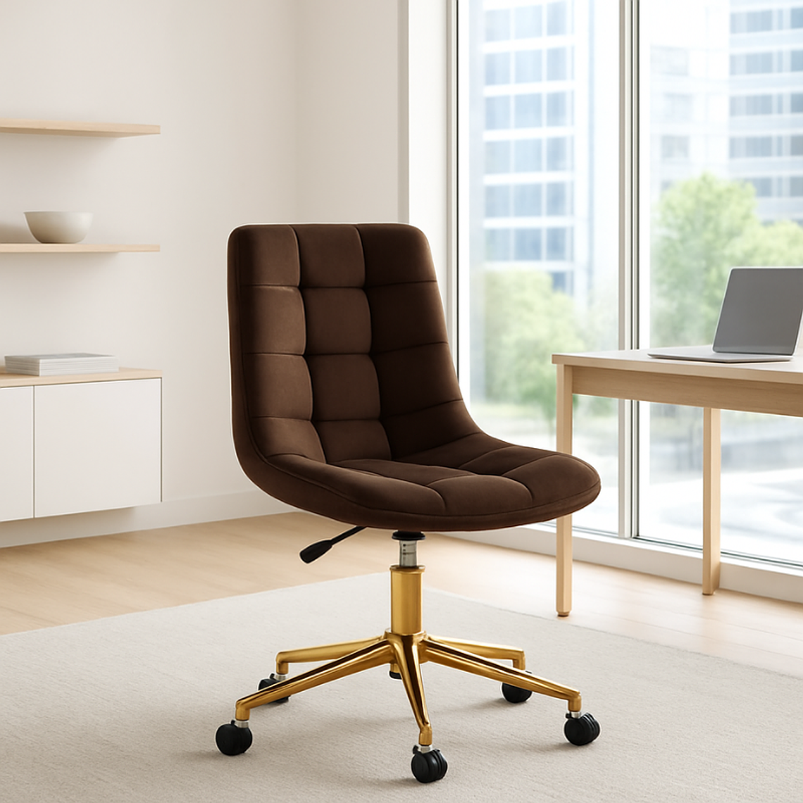 Silla de oficina escritorio Capitone Top Gold 3