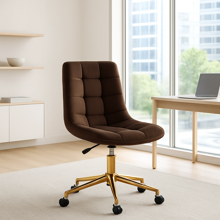 Silla de oficina escritorio Capitone Top Gold 3