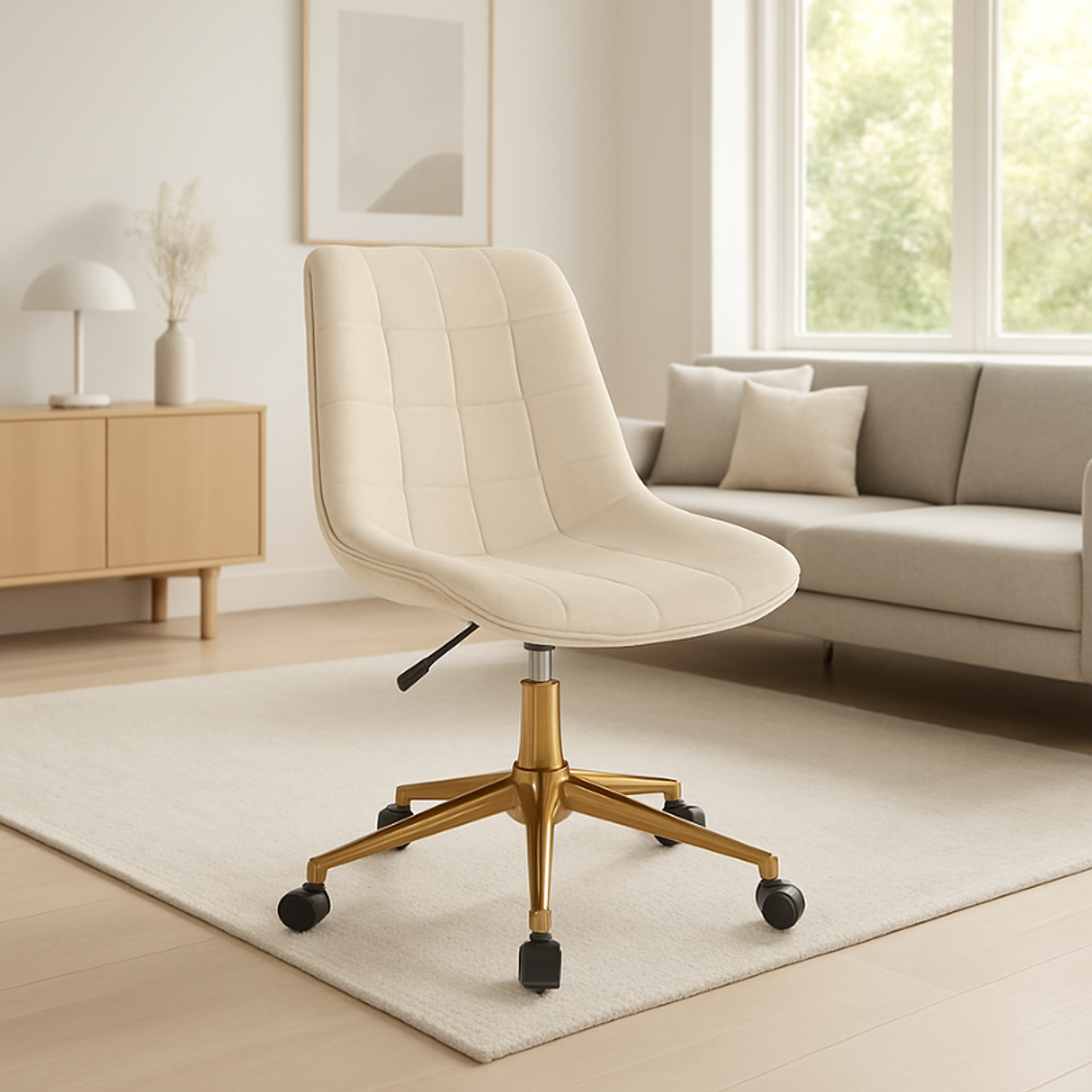 Silla de oficina escritorio Capitone Top Gold 7