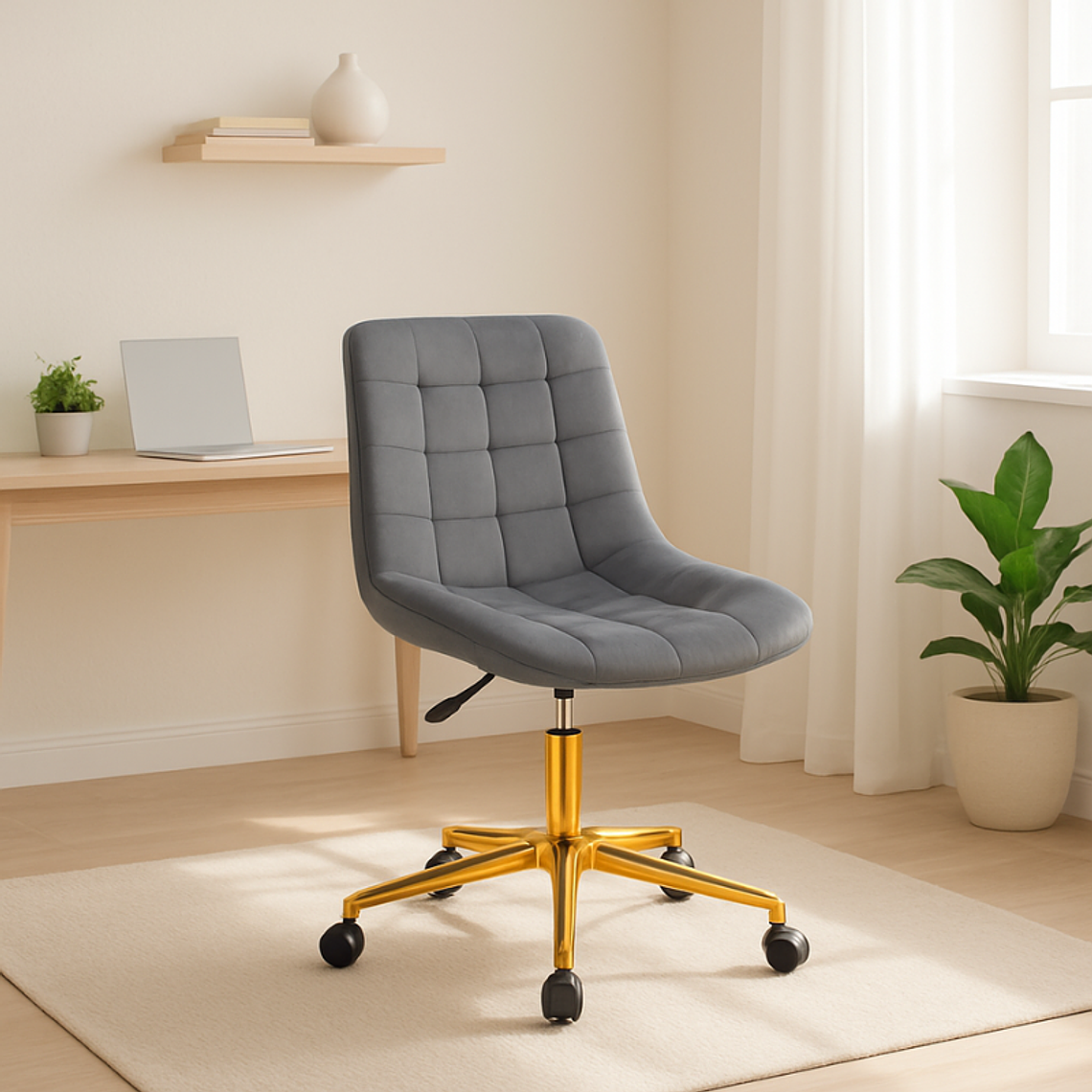 Silla de oficina escritorio Capitone Top Gold 5