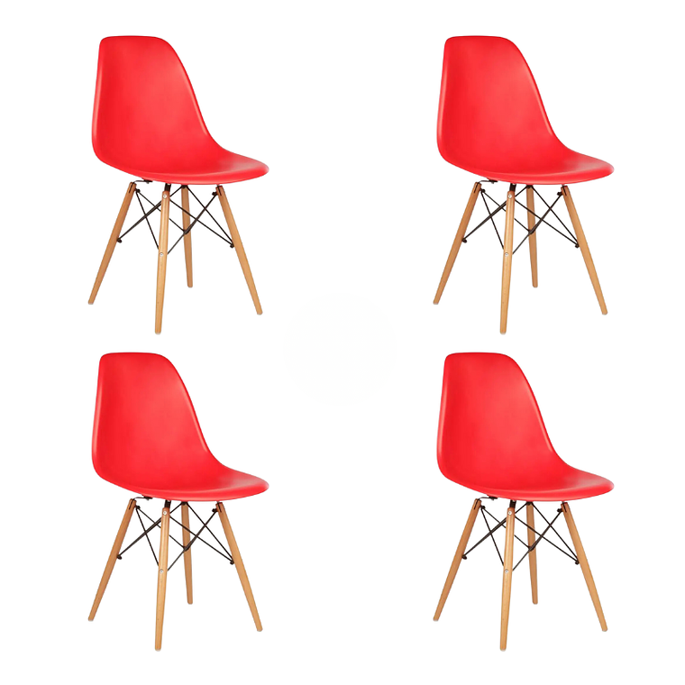 Pack 4 Sillas Eames 7