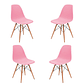 Pack 4 Sillas Eames - Miniatura 5