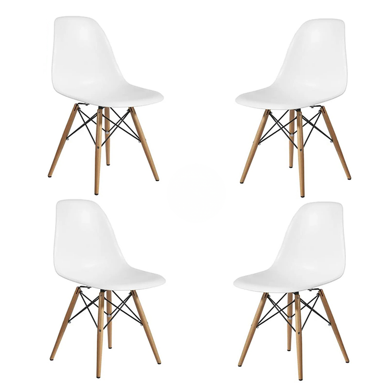 Pack 4 Sillas Eames 2