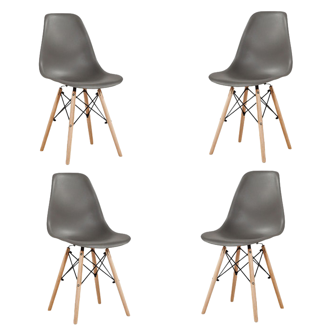 Pack 4 Sillas Eames 3