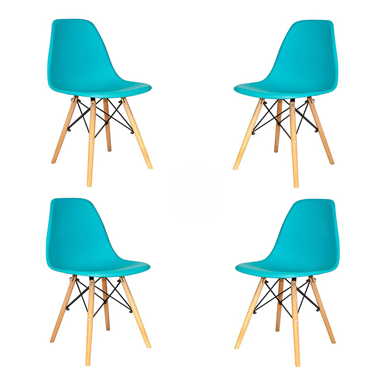 Pack 4 Sillas Eames 6