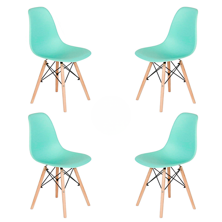 Pack 4 Sillas Eames 4