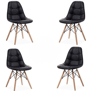 Pack 4 Sillas Buckle