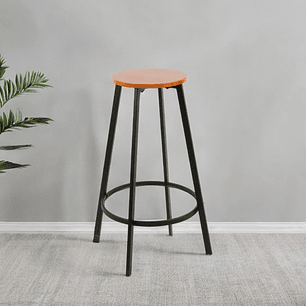 Taburete Piso de Bar Industrial Elipse 