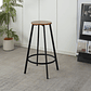 Pack 4 Taburetes Piso de Bar Industrial Elipse  - Miniatura 4