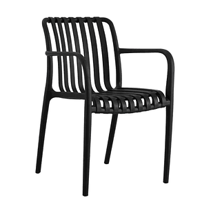 Butaca Ruan Negra | Exterior-Interior