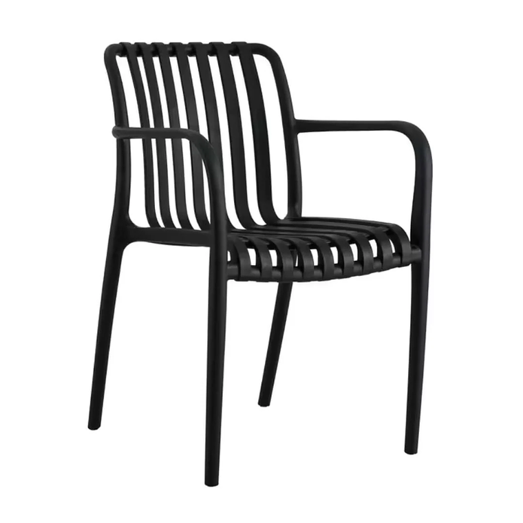 Pack 4 Butacas Ruan Negra l Exterior-Interior 3