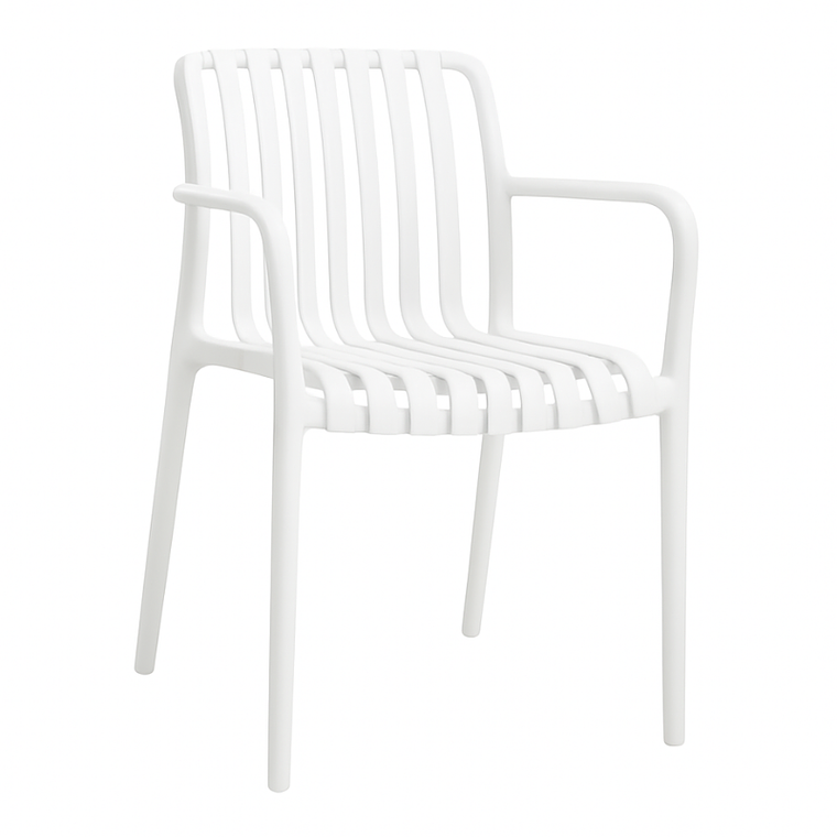 Pack 4 Butacas Ruan Blancas l Exterior-Interior 2