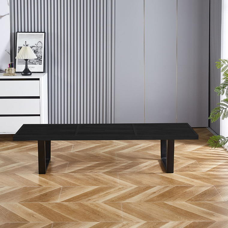 Banqueta Rhapsody 160 cm - Negra 2