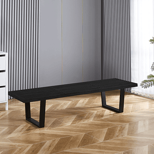 Banqueta Rhapsody 160 cm - Negra