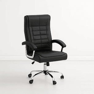 Silla de Oficina Escritorio Ejecutiva Siena - Negra