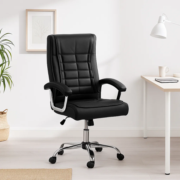 Silla de Oficina Escritorio Ejecutiva Siena - Negra 2