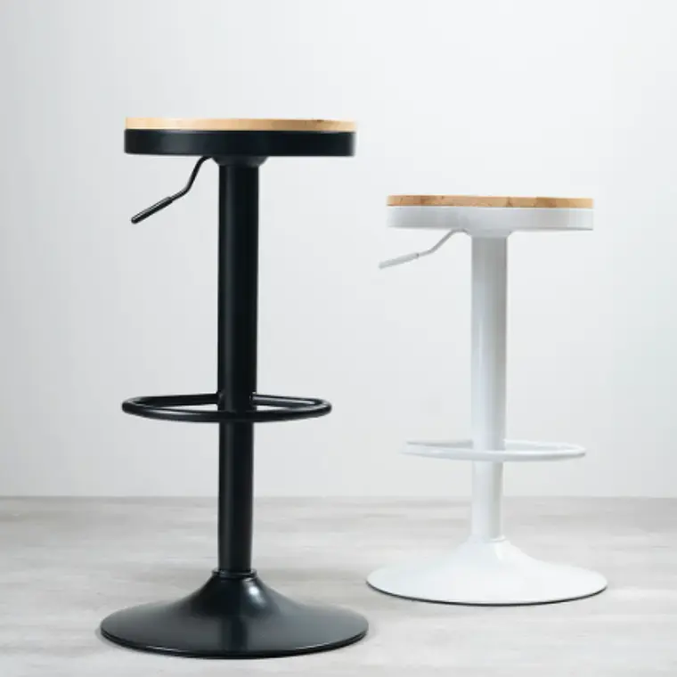 Taburete Viking Metal - Madera 4