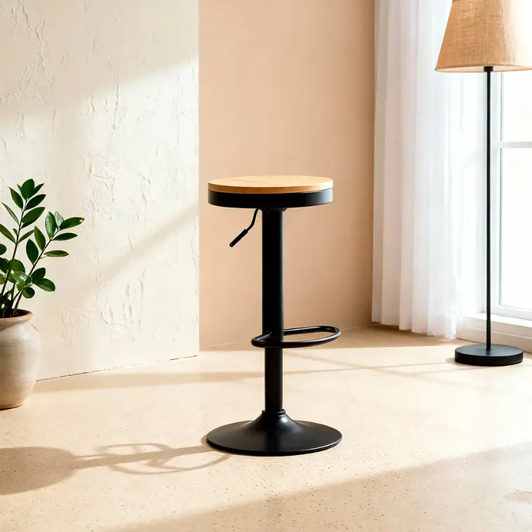 Taburete Viking Metal - Madera 1