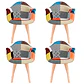 Pack 4 Butacas Patchwork Wood - Miniatura 1