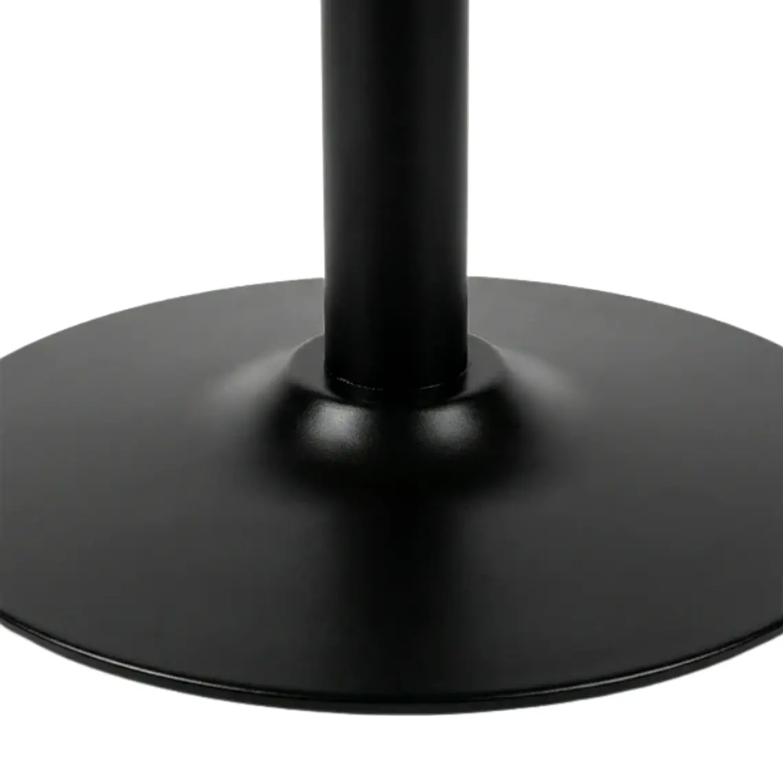 Comedor Reuniones Black redondo 100 cm con 4 Sillas ISO Meeting Tela 7