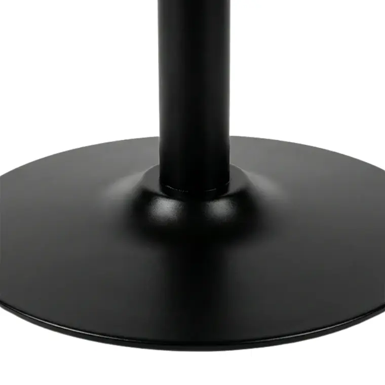 Comedor Reuniones Black redondo 100 cm con 4 Sillas ISO Meeting Tela 7