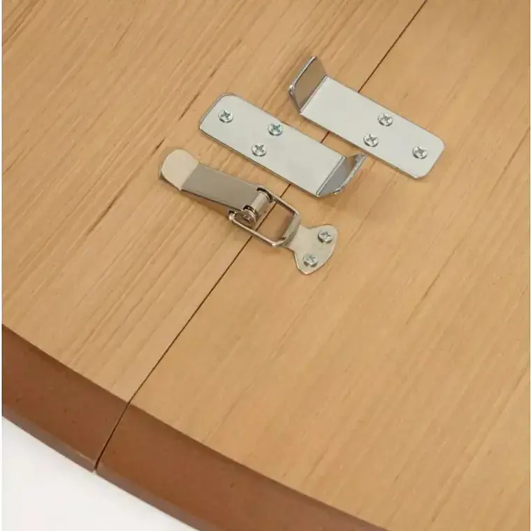 Comedor Expandible de 100 cm a 180 cm con 4 Sillas Tolix Asiento Madera 16