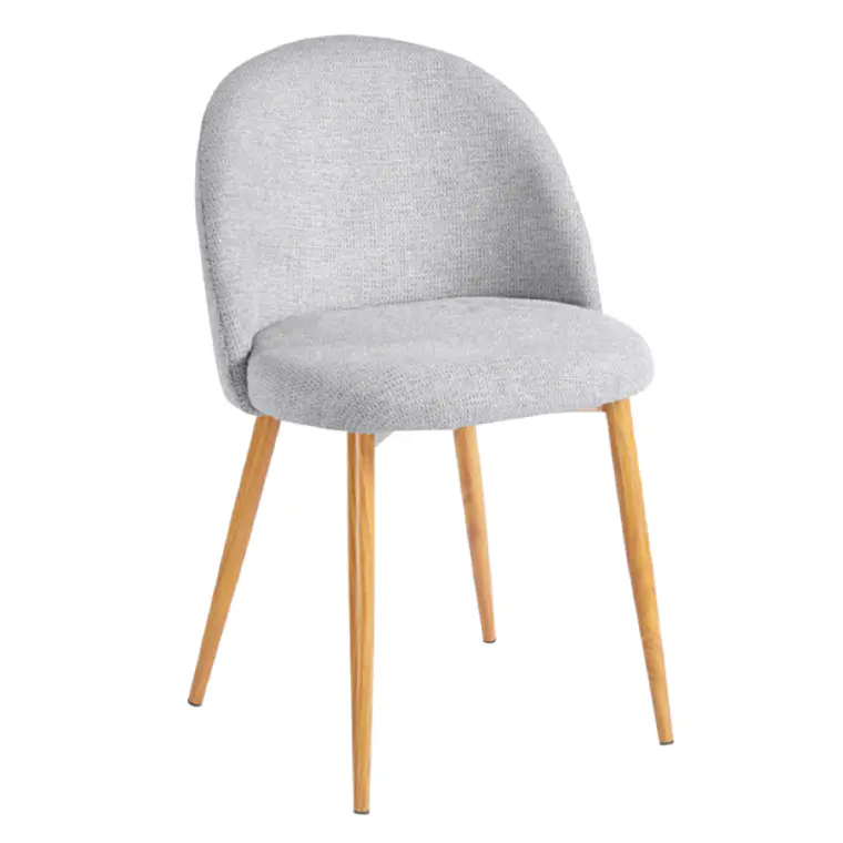 Comedor Pascua Lino redondo vidrio 80 cm con 4 Sillas Breda Lino Rustic 11