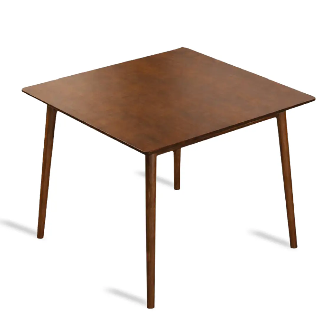 Mesa Frame Cuadrada Wood Walnut 70x70 cm 1