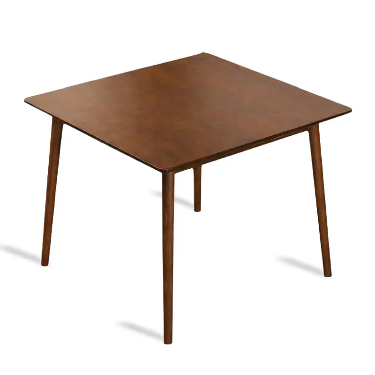 Mesa Frame Cuadrada Wood Walnut 70x70 cm 1