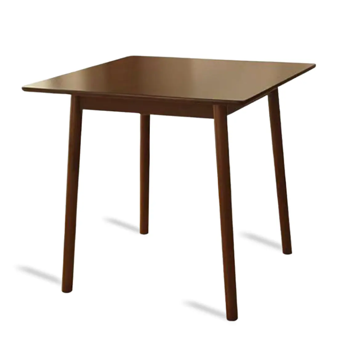 Mesa Frame Cuadrada Wood Walnut 70x70 cm 2