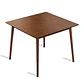 Mesa Frame Cuadrada Wood Walnut 60x60 cm - Miniatura 2
