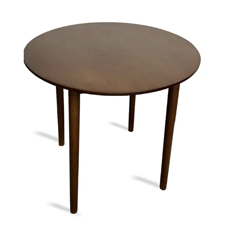 Mesa Frame Redonda Wood Walnut 100 cm 2