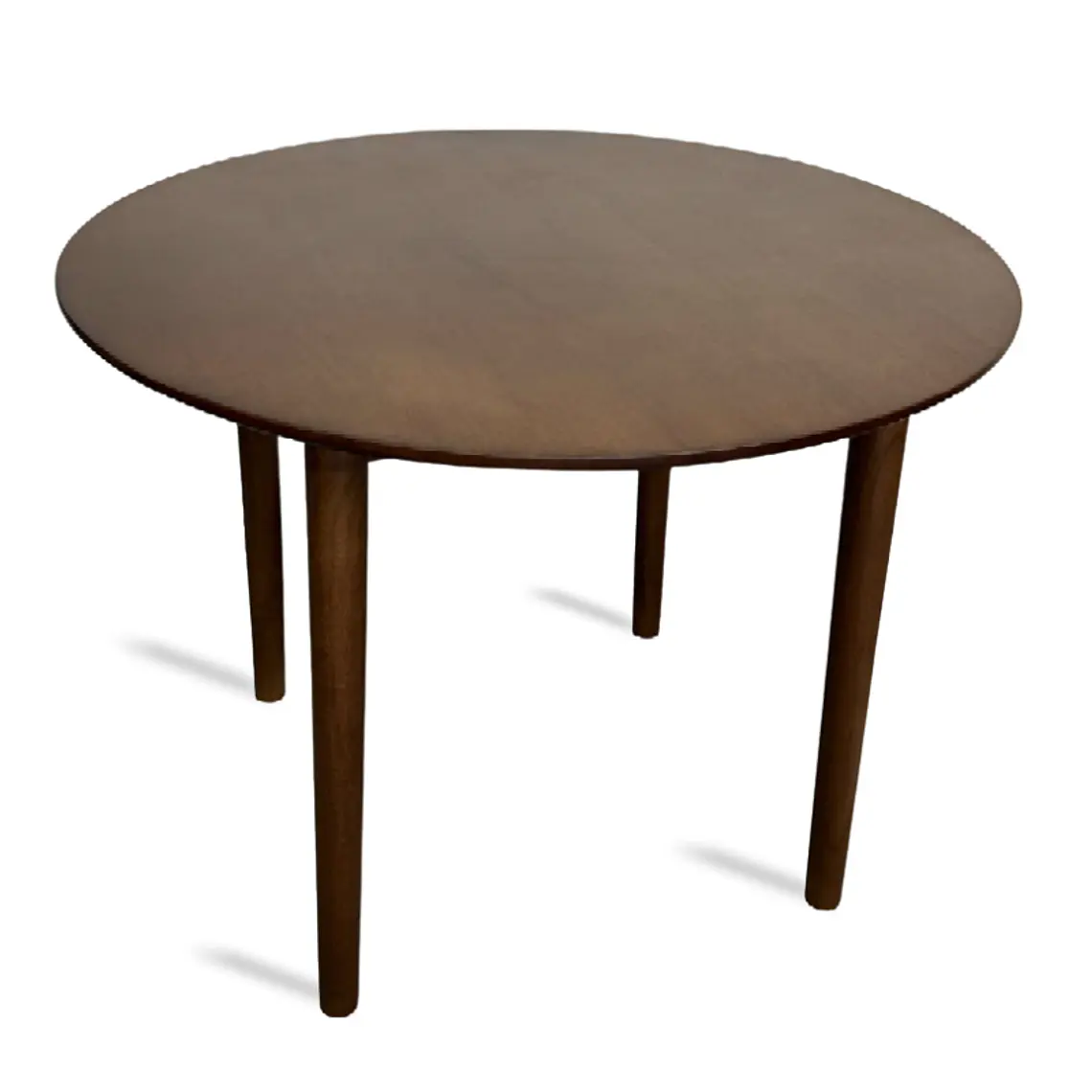 Mesa Frame Redonda Wood Walnut 100 cm 1