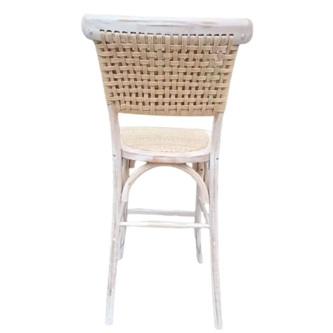 Taburete Sisal Madera Rattan Antique 66 cm 4
