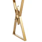 Mesa Bar Wonder Gold rectangular 120x60 cm - Blanca - Miniatura 2