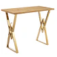 Mesa Bar Wonder Gold rectangular 120x60 cm - Madera - Miniatura 1