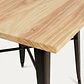 Comedor Phuket Wood cuadrado 80x80 cm con 4 Sillas Tolix Negras asiento madera - Miniatura 9