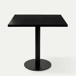 Mesa restaurant 70x70 cm Metal - Negra