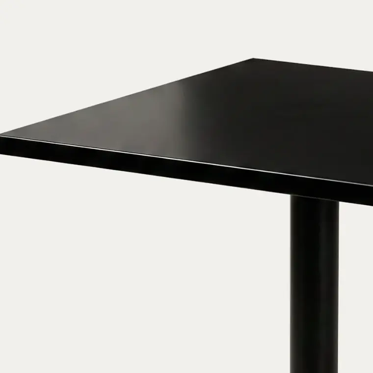 Mesa restaurant 70x70 cm Metal - Negra 5