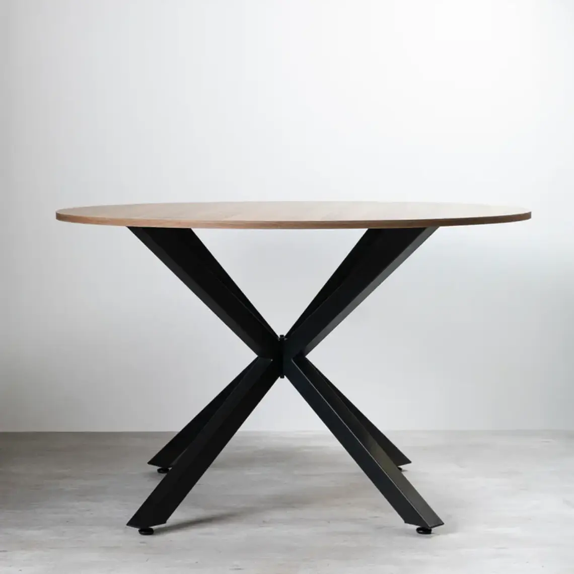 Mesa Terra Madera - Metal Negro 100 cm 3