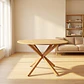 Mesa Terra Madera - Metal 100 cm - Miniatura 1