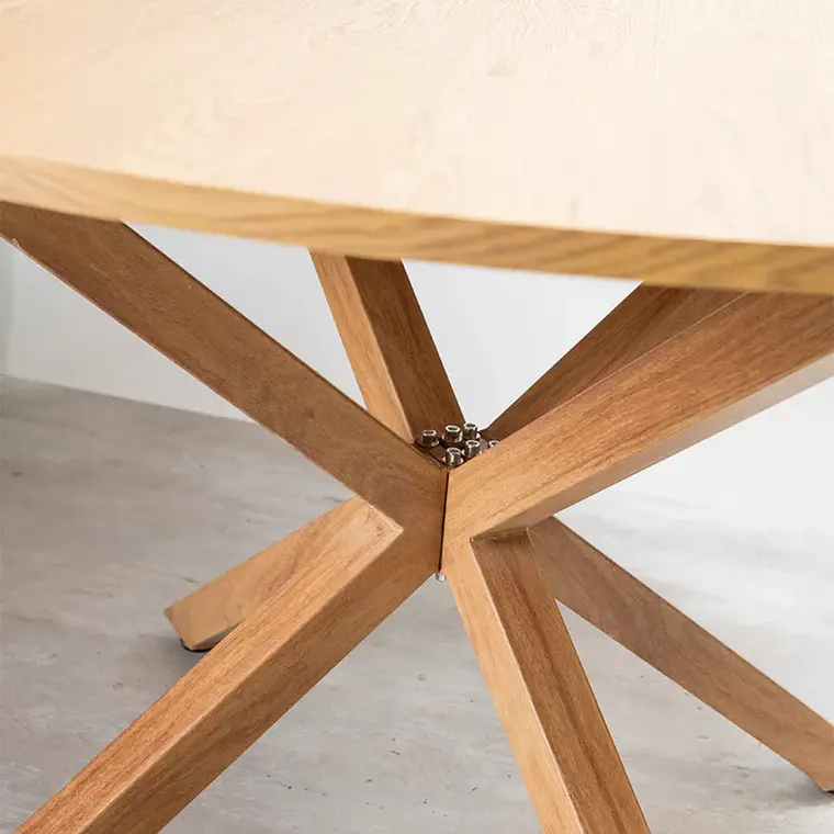 Mesa Terra Madera - Metal 100 cm 5